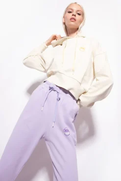 Tailleurs Et Ensembles|PINKO Jogging A Logo Imprime Lilas - Sorbet Clair