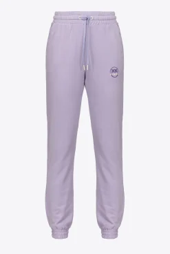 Tailleurs Et Ensembles|PINKO Jogging A Logo Imprime Lilas - Sorbet Clair