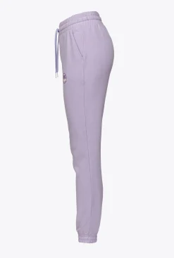 Tailleurs Et Ensembles|PINKO Jogging A Logo Imprime Lilas - Sorbet Clair