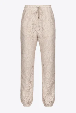 Tailleurs Et Ensembles|PINKO Jogging Lame Beige/Argent