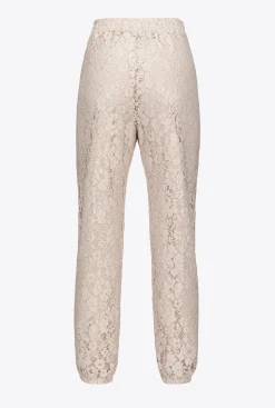 Tailleurs Et Ensembles|PINKO Jogging Lame Beige/Argent