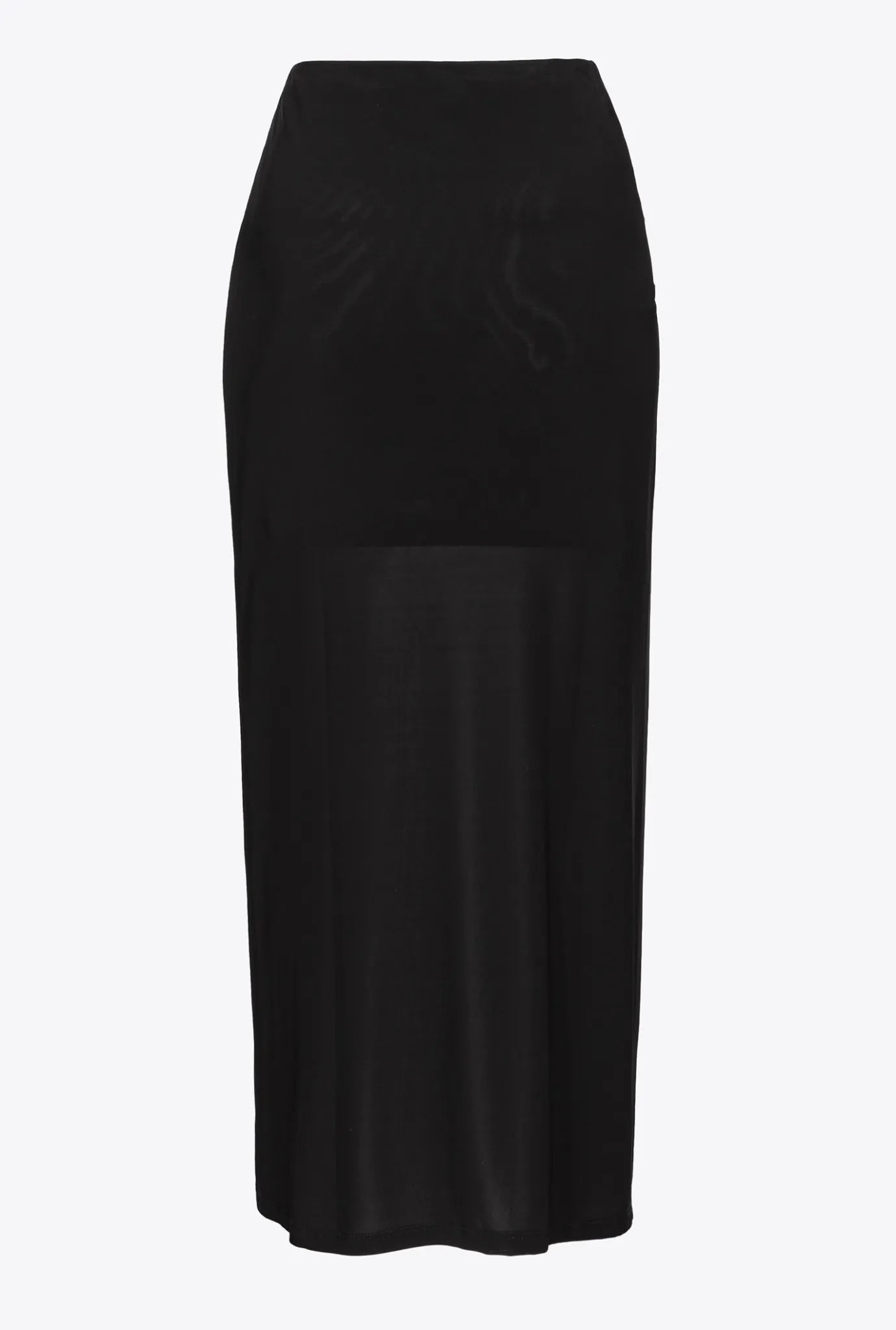 Jupes|PINKO Jupe Midi En Jersey Fluide Noir Limousine
