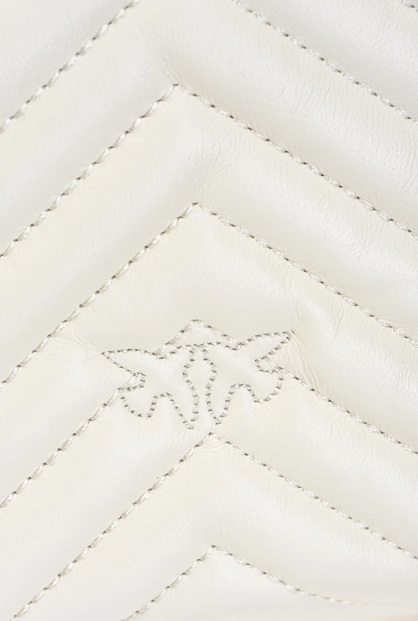 Sacs Portés Épaule|PINKO Lady Love Bag Puff V Quilt Blanc+Blanc-Or Antique