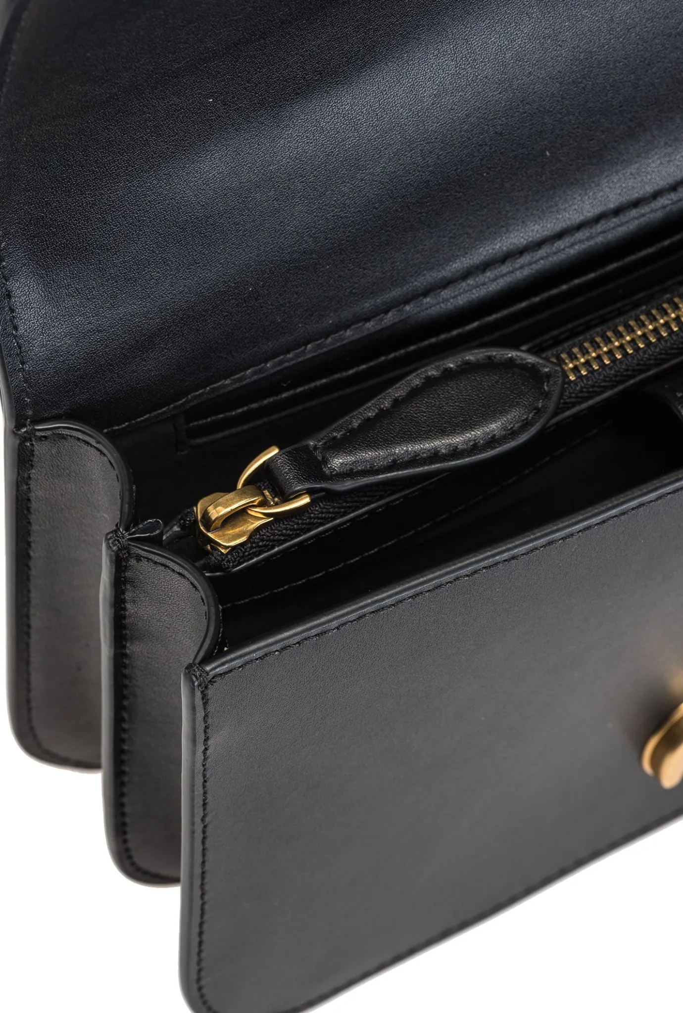 Sacs À Bandoulière|PINKO Love Bag Bell Simply Noir-Vieil Or