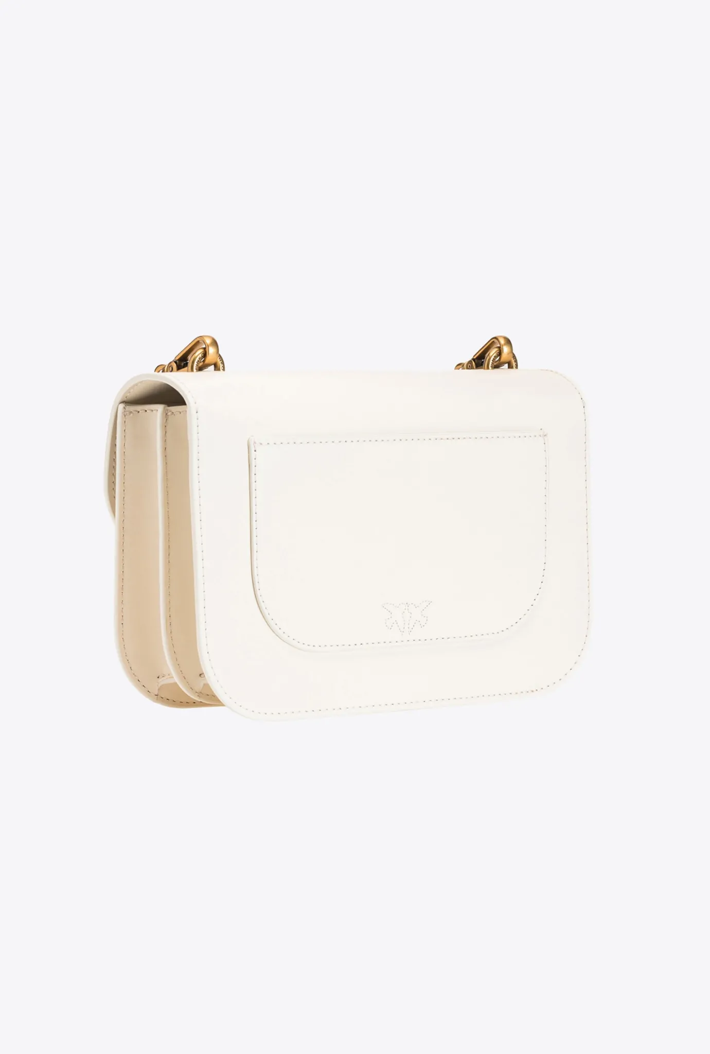 Sacs À Bandoulière|PINKO Love Bag Bell Simply Blanc+Blanc-Or Antique