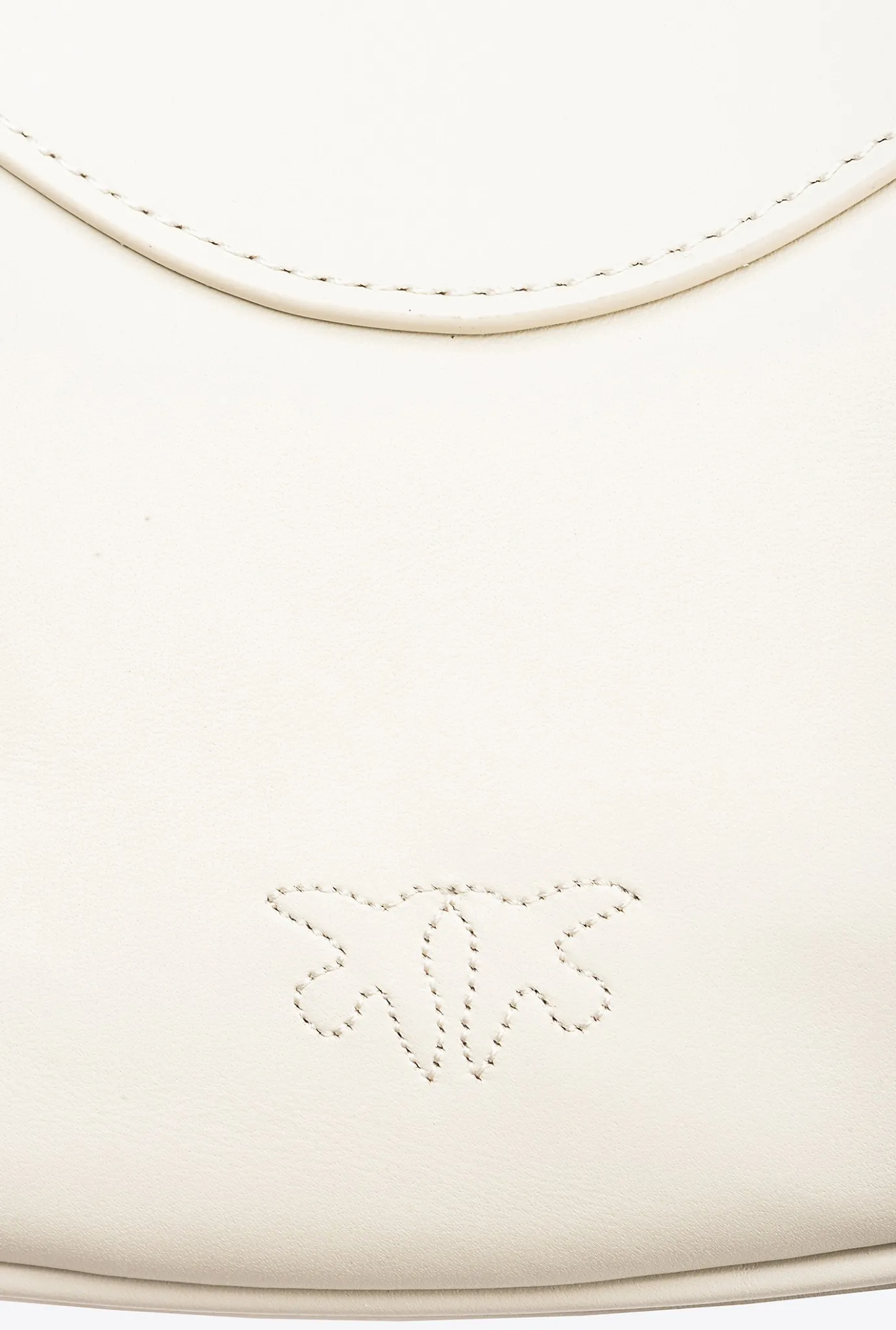 Sacs À Bandoulière|PINKO Love Bag Bon Bon Crossbody En Cuir Blanc+Blanc-Or Antique