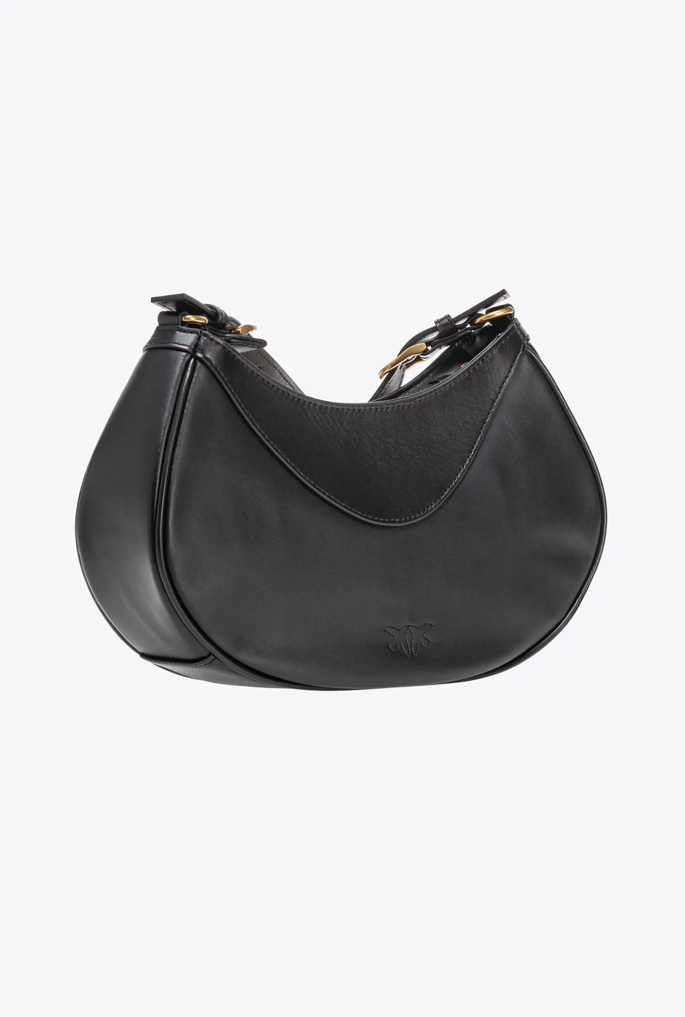 Sacs À Bandoulière|PINKO Love Bag Bon Bon Crossbody En Cuir Noir-Vieil Or