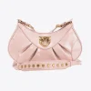 Sacs À Bandoulière|PINKO Love Bag Bon Bon Crossbody En Cuir Verni Iris-Or Antique