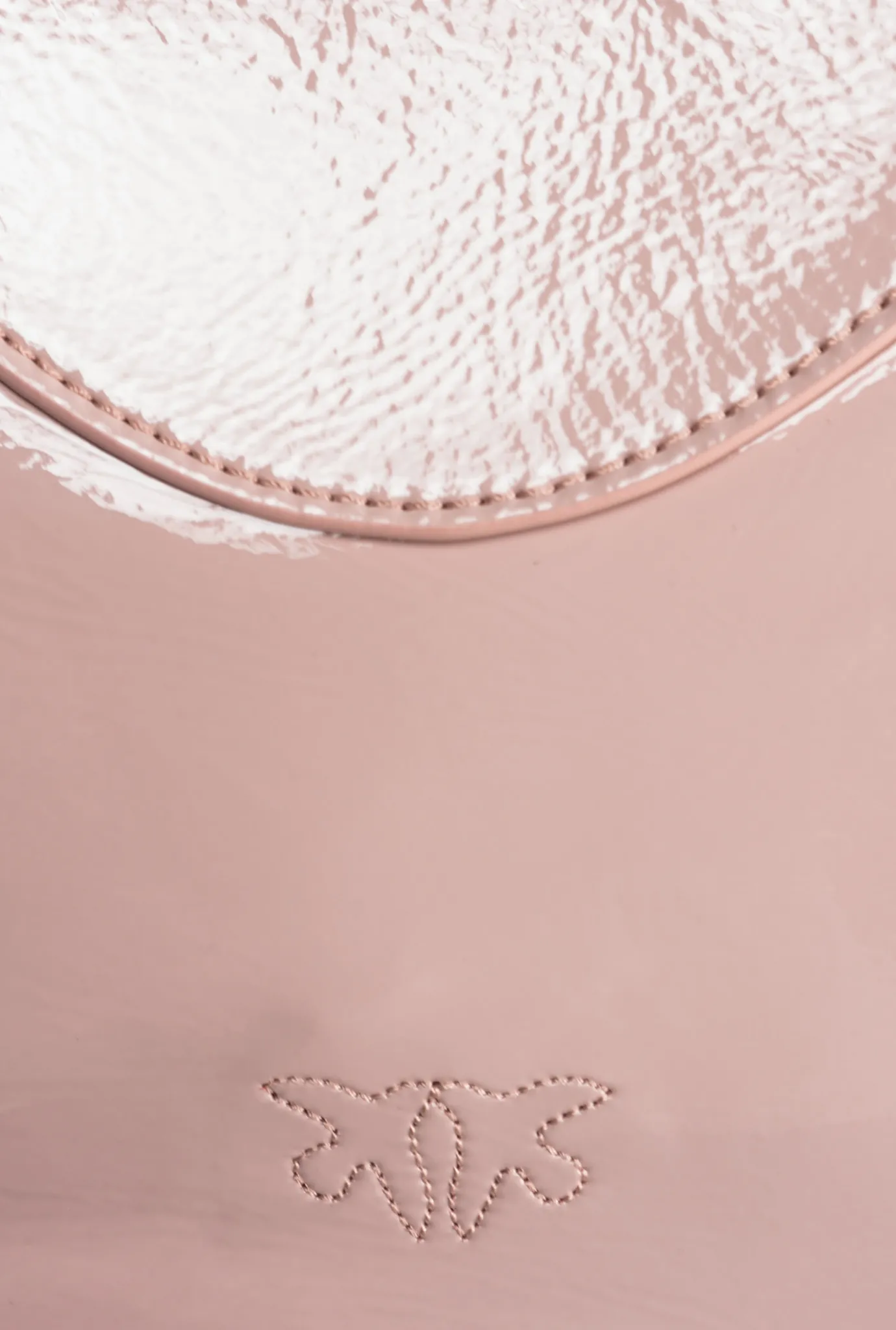 Sacs À Bandoulière|PINKO Love Bag Bon Bon Crossbody En Cuir Verni Iris-Or Antique