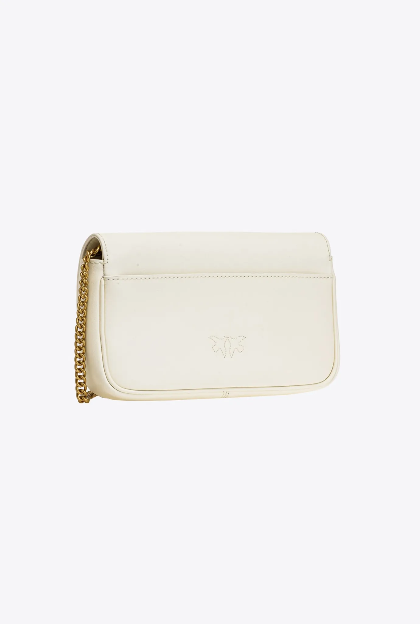Sacs À Bandoulière|PINKO Love Bag Pocket Simply Blanc+Blanc-Or Antique