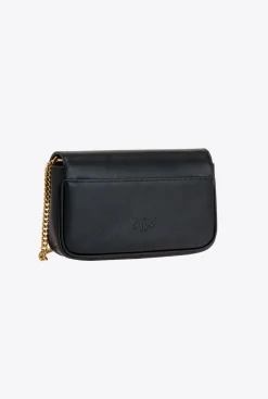 Sacs À Bandoulière|PINKO Love Bag Pocket Simply Noir-Vieil Or