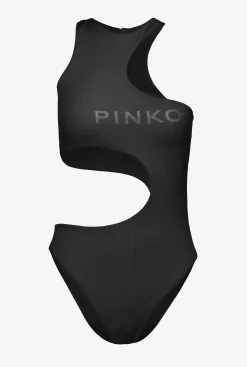 Maillots De Bain|PINKO Maillot De Bain Une Piece A Decoupes Noir Limousine