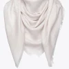 Autres Accessoires|PINKO Maxi Echarpe Logotee Rose Peche Sirop