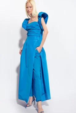 Jupes|PINKO Maxi Jupe Elegante Bleu Directoire