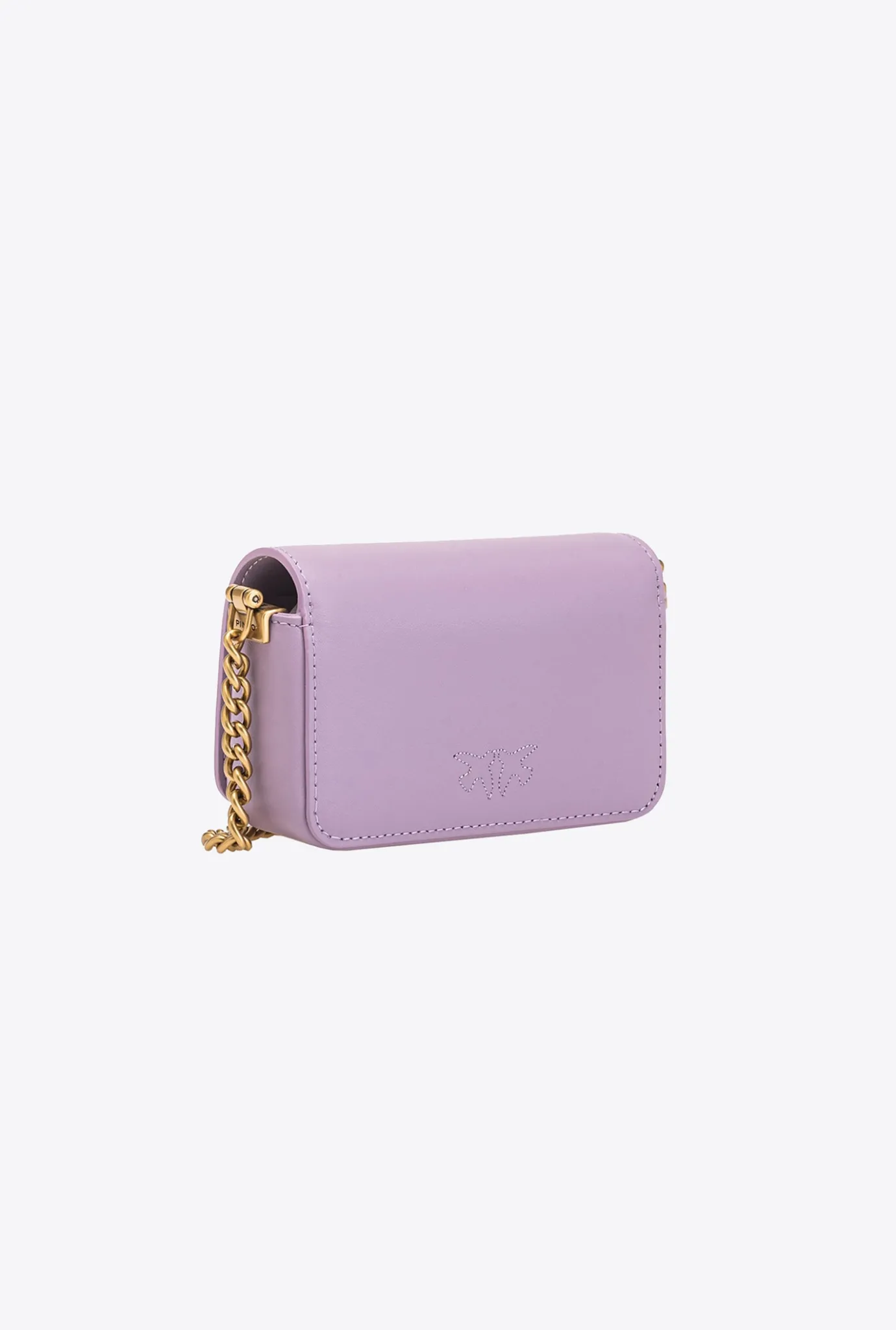 Micro Love Bag|PINKO Micro Love Bag Click Simply Iris-Or Antique