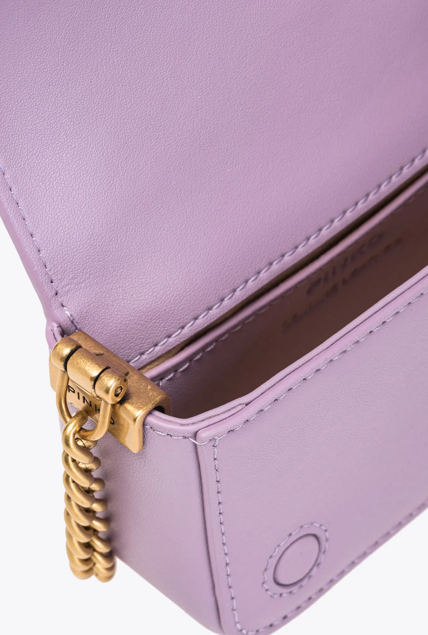Micro Love Bag|PINKO Micro Love Bag Click Simply Iris-Or Antique