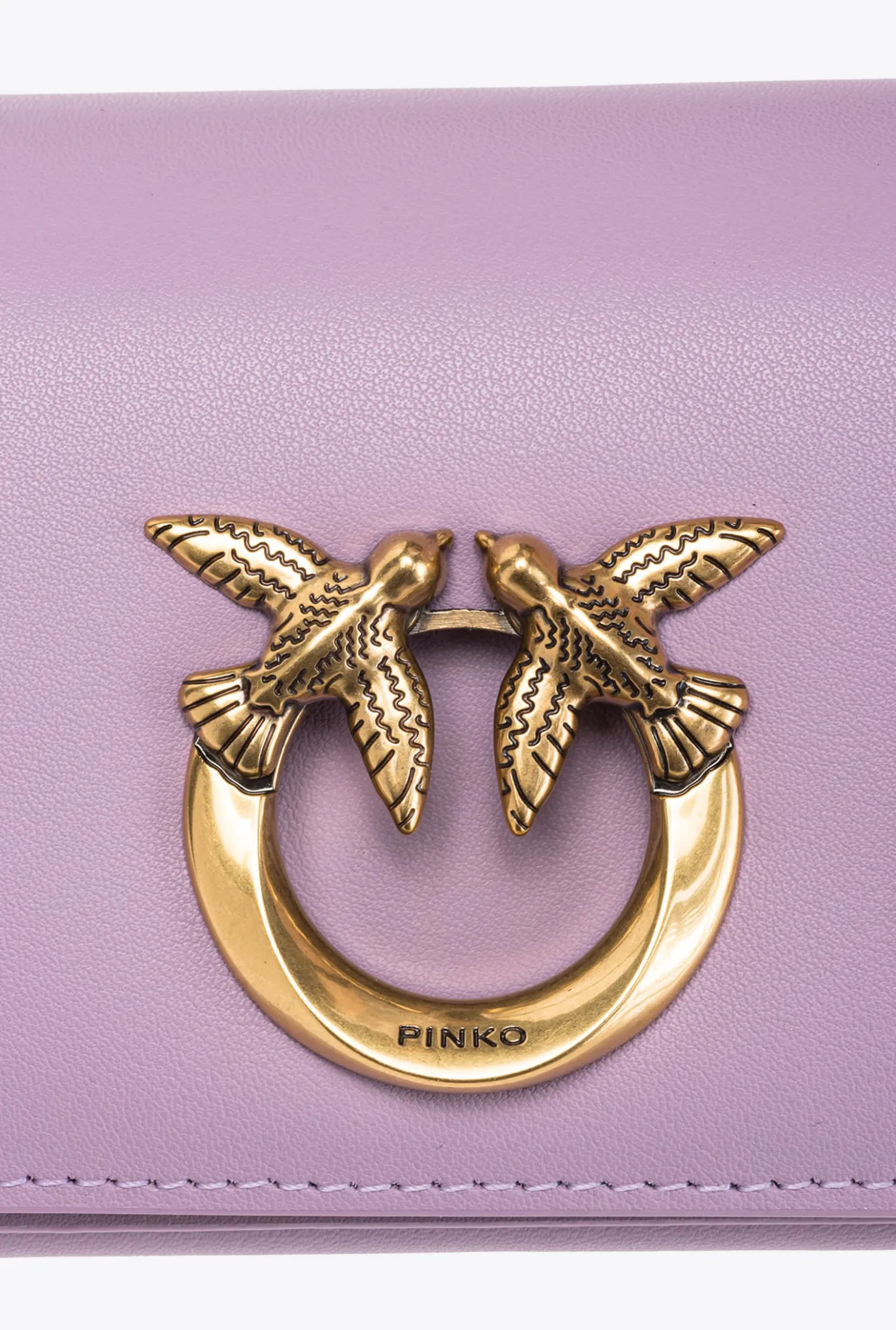 Micro Love Bag|PINKO Micro Love Bag Click Simply Iris-Or Antique