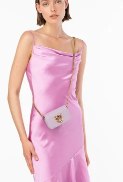 Micro Love Bag|PINKO Micro Love Bag Click Simply Iris-Or Antique