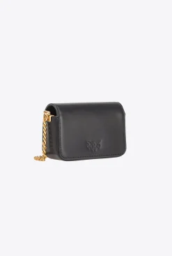 Micro Love Bag|PINKO Micro Love Bag Click Simply Noir-Vieil Or