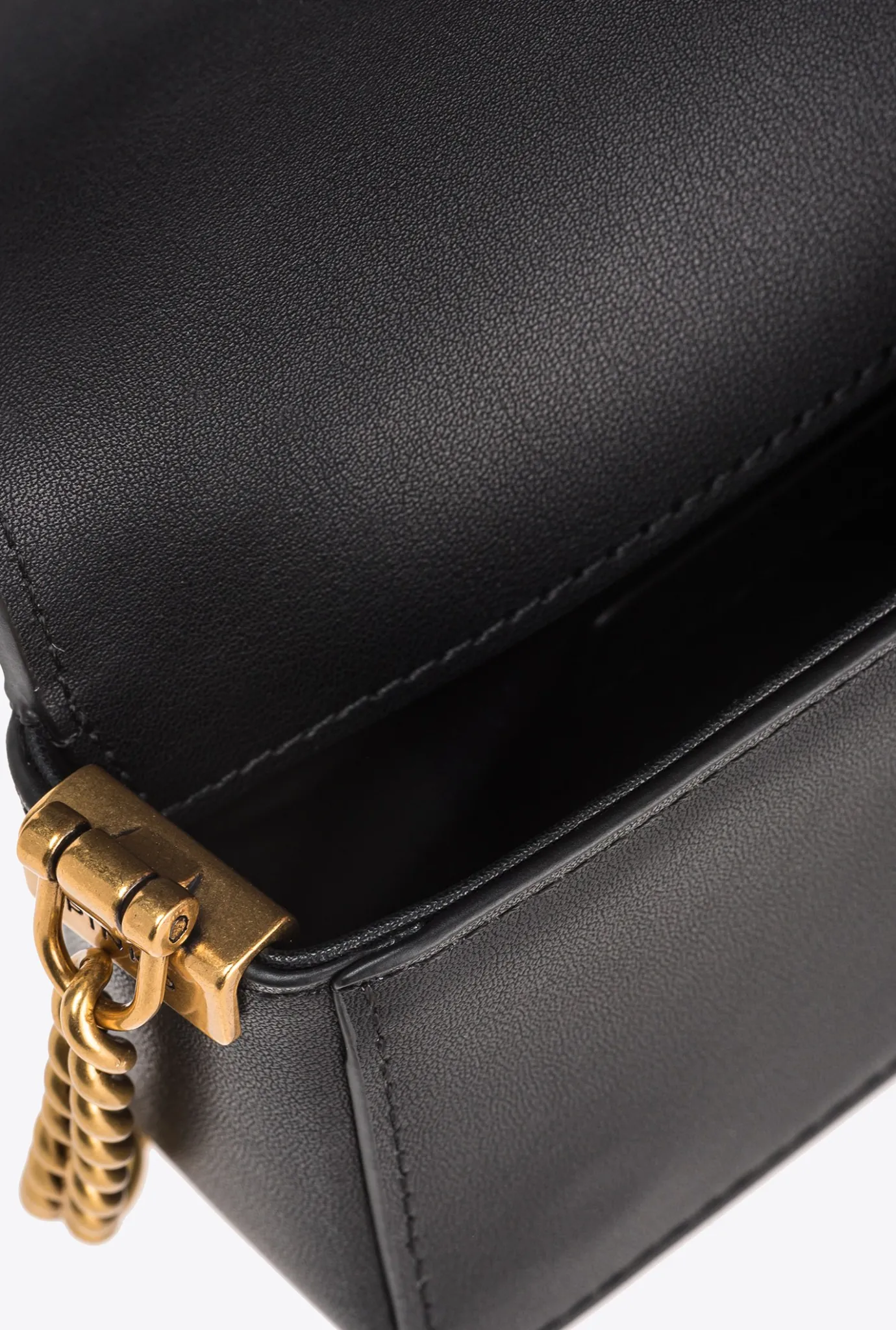 Micro Love Bag|PINKO Micro Love Bag Click Simply Noir-Vieil Or