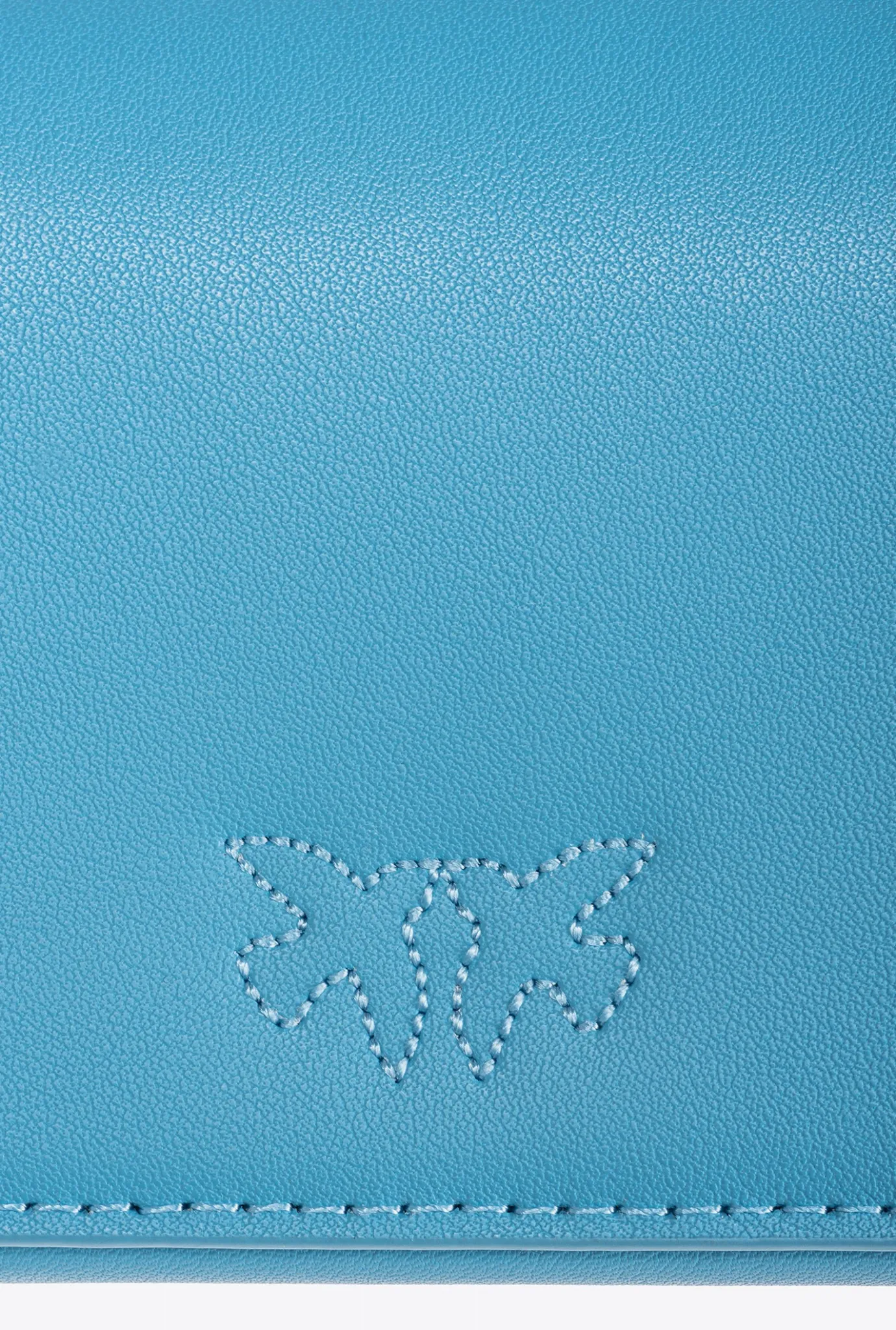 Micro Love Bag|PINKO Micro Love Bag Click Simply Bleu Ciel-Or Antique