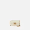 Sacs À Bandoulière|PINKO Micro Love Bag Puff Blanc+Blanc-Or Antique