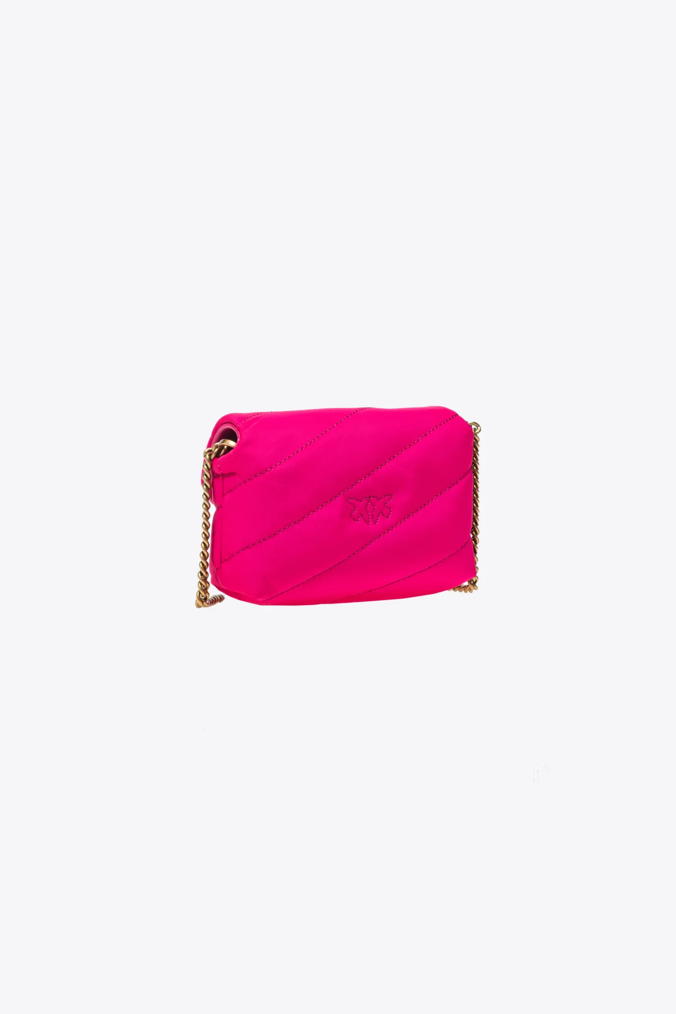 Sacs À Bandoulière|PINKO Micro Love Bag Puff Recycled Rose Pinko-Or Antique