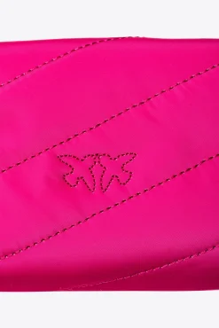 Sacs À Bandoulière|PINKO Micro Love Bag Puff Recycled Rose Pinko-Or Antique