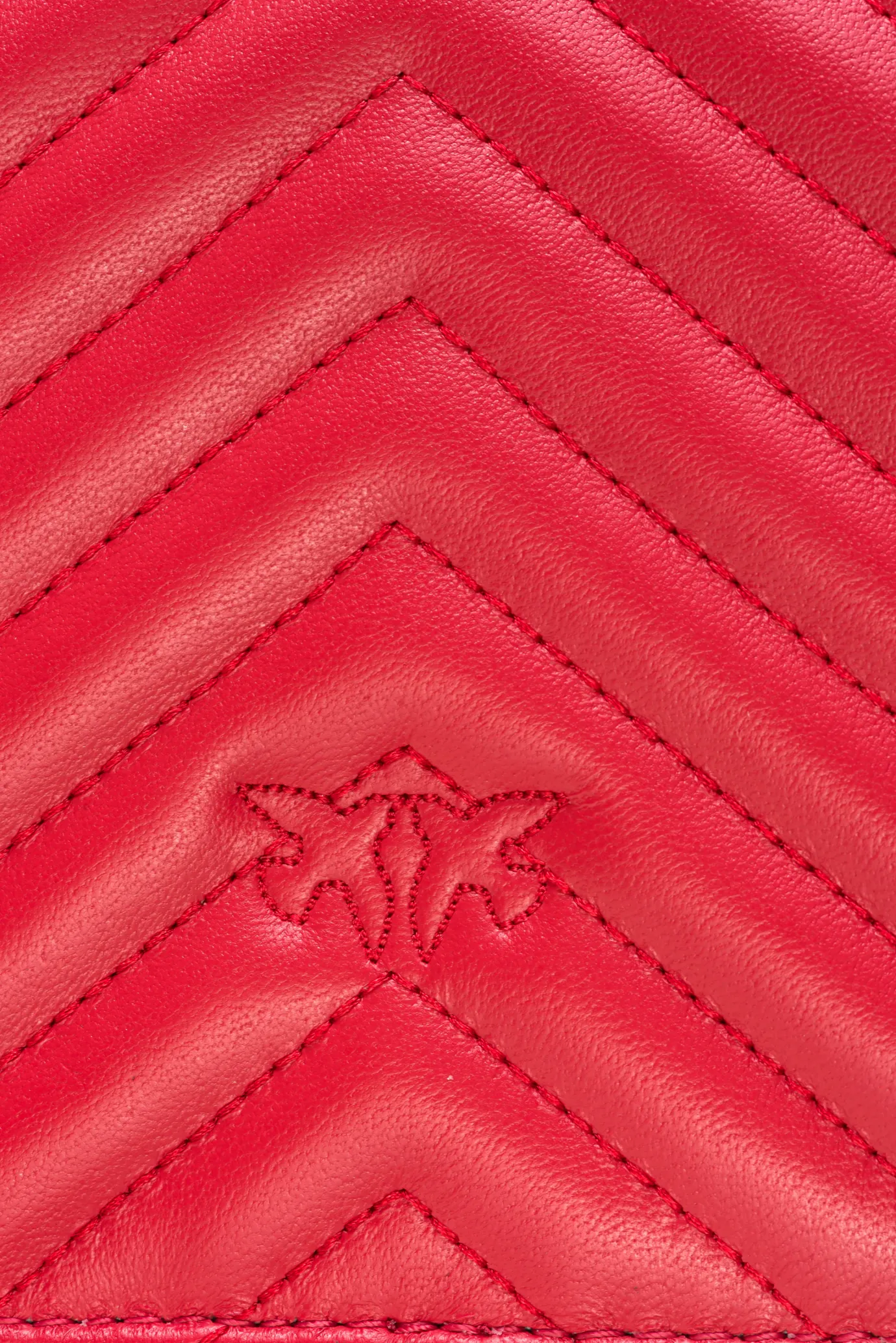 Sacs À Main|PINKO Mini Love Bag A Anse Superieure V Quilt Rouge-Or Antique