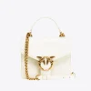 Sacs À Bandoulière|PINKO Mini Love Bag A Anse Superieure Simply Blanc+Blanc-Or Antique