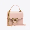 Sacs À Main|PINKO Mini Love Bag A Anse Superieure Simply Rose/Rose Poudre-Or Antique