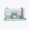Sacs De Soirée|PINKO Mini Love Bag Bell Paillete Galleria Vert Multicolore-Vieil Argent