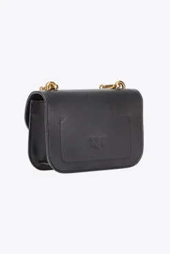 Sacs À Bandoulière|PINKO Mini Love Bag Bell Simply Noir-Vieil Or