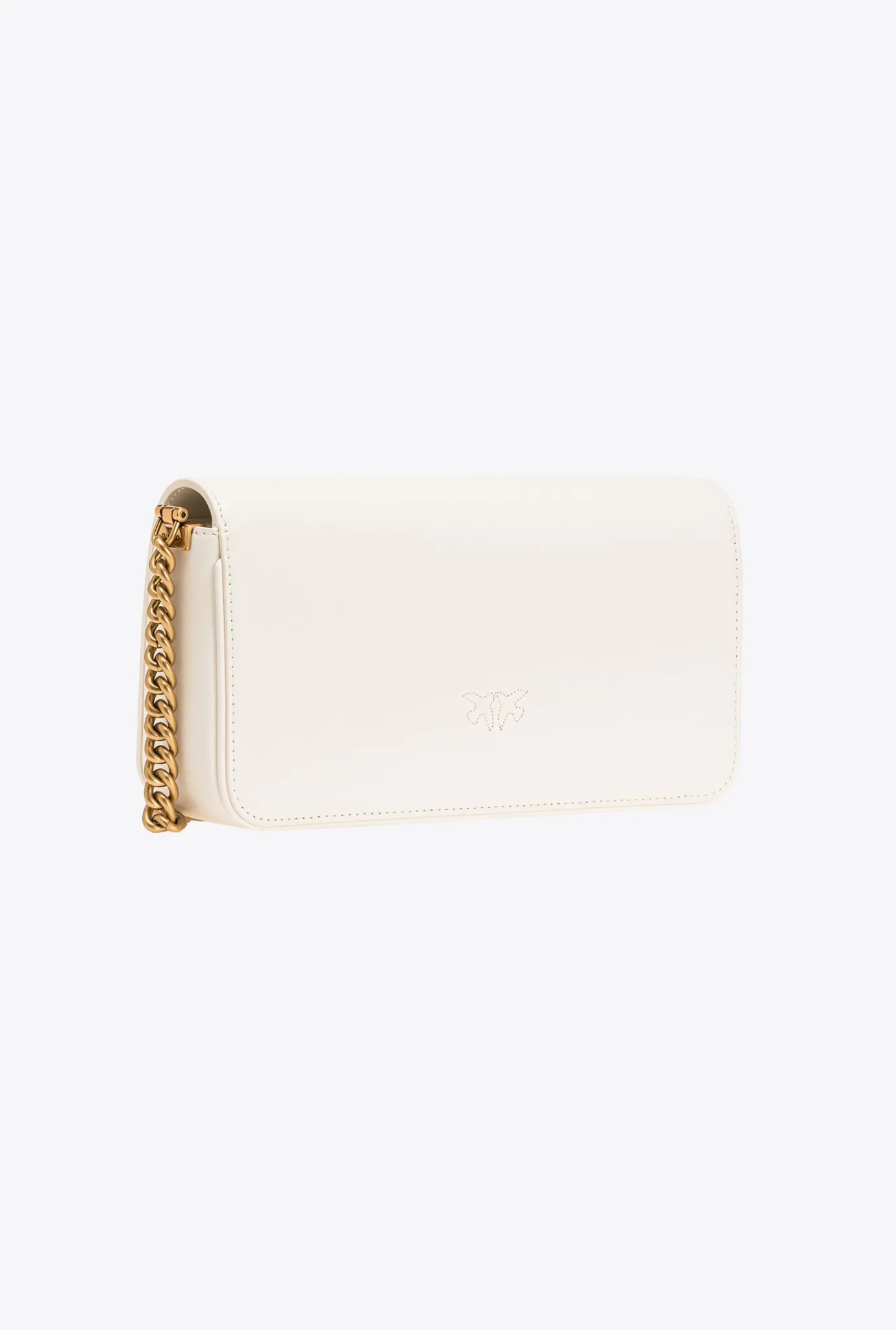 Sacs Portés Épaule|PINKO Mini Love Bag Click Baguette Simply Blanc+Blanc-Or Antique