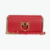 Sacs À Bandoulière|PINKO Mini Love Bag Click Baguette Simply Rouge Rubis-Or Antique