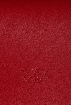 Sacs À Bandoulière|PINKO Mini Love Bag Click Baguette Simply Rouge Rubis-Or Antique