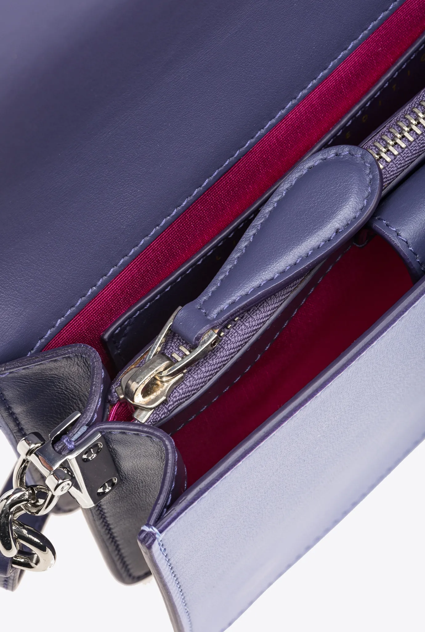 Sacs De Soirée|PINKO Mini Love Bag Click Etoile Galleria Indigo-Nickel Brillant