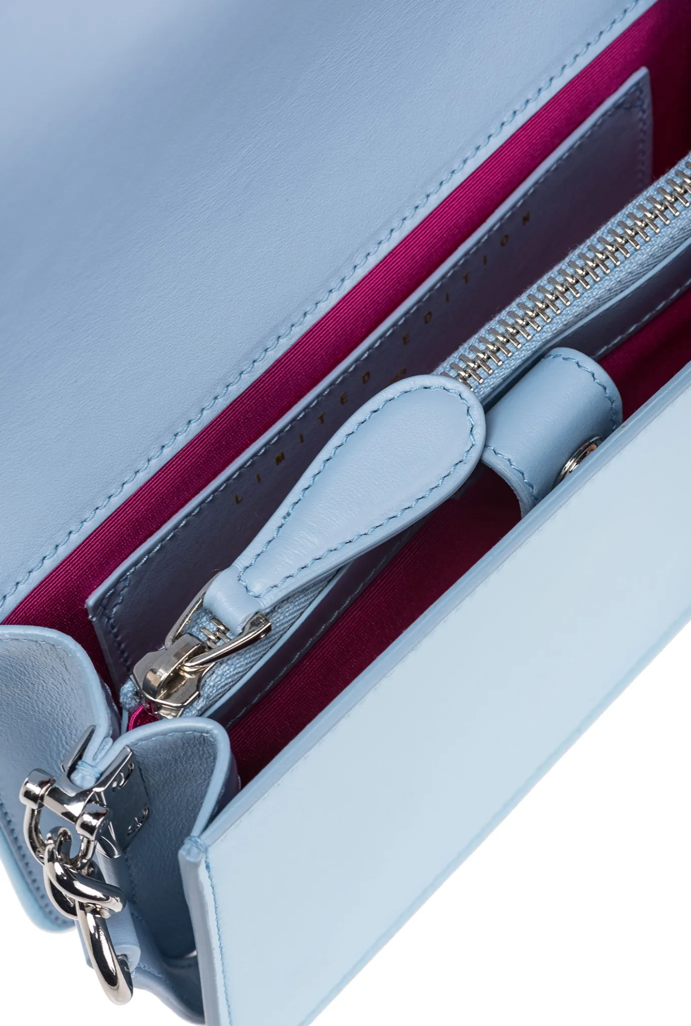 Sacs De Soirée|PINKO Mini Love Bag Click Etoile Galleria Aigue-Marine-Nickel Brillant