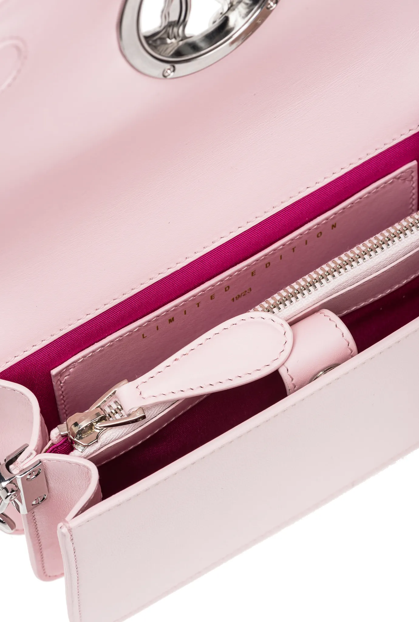 Sacs De Soirée|PINKO Mini Love Bag Click Etoile Galleria Rose Orchidee-Nickel Brillant