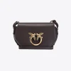 Sacs À Main|PINKO Mini Love Bag Click Exagon Simply Marron Outrenoir-Or Antique
