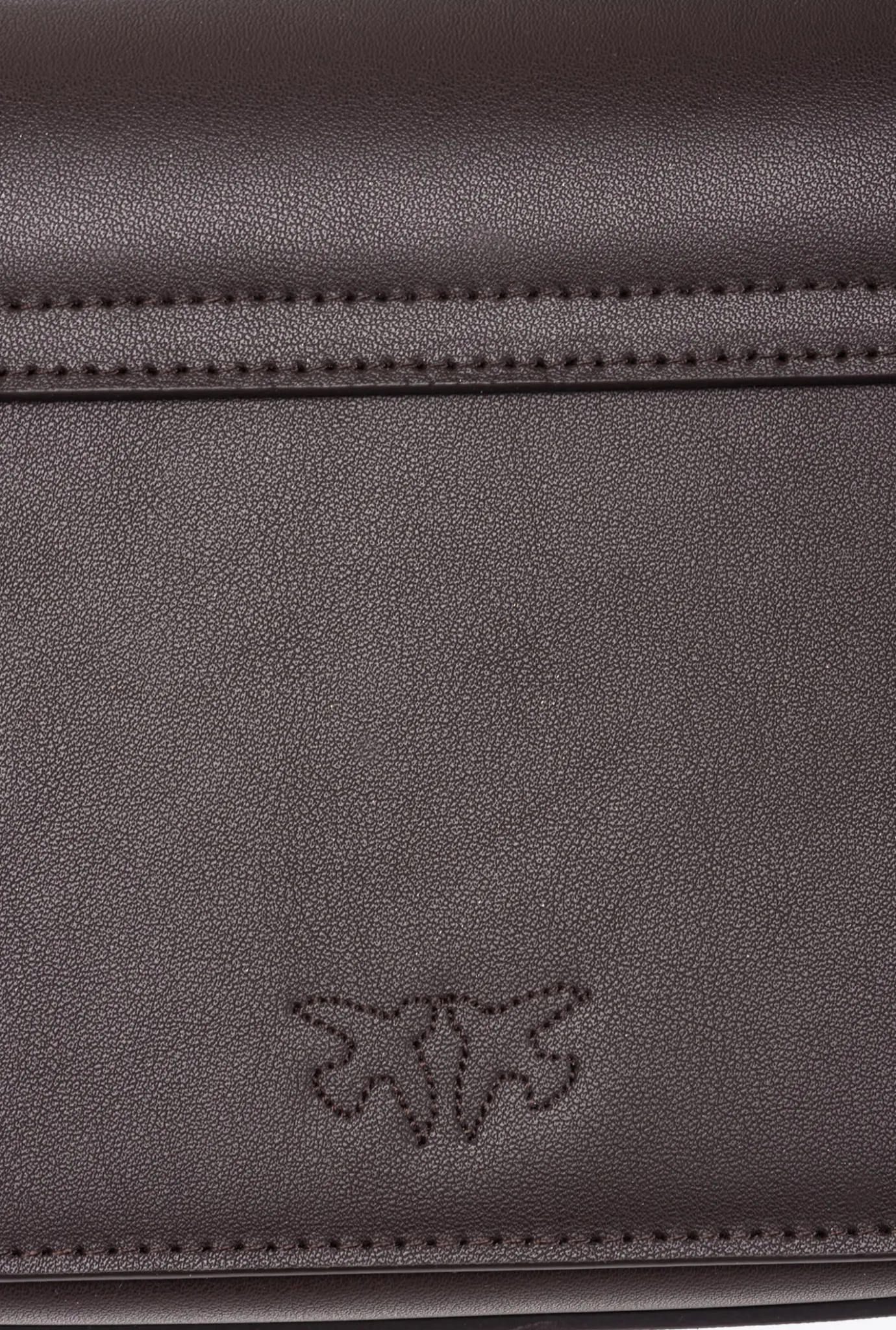 Sacs À Main|PINKO Mini Love Bag Click Exagon Simply Marron Outrenoir-Or Antique