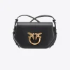 Sacs À Main|PINKO Mini Love Bag Click Exagon Simply Noir-Vieil Or