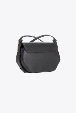 Sacs À Main|PINKO Mini Love Bag Click Exagon Simply Noir-Vieil Or