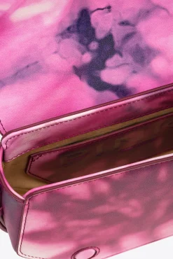 Sacs À Main|PINKO Mini Love Bag Click Exagon Tie-Dye Rose Pinko-Or Antique