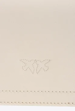Sacs À Bandoulière|PINKO Mini Love Bag Click Simply Blanc+Blanc-Or Antique