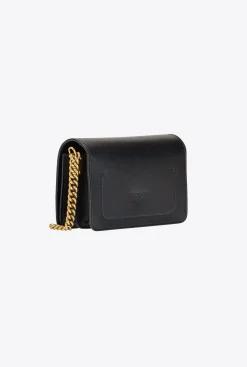 Sacs À Bandoulière|PINKO Mini Love Bag Click Simply Noir-Vieil Or