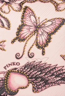 Sacs De Soirée|PINKO Mini Love Bag Click Tattoo Beurre/Noir-Or Antique