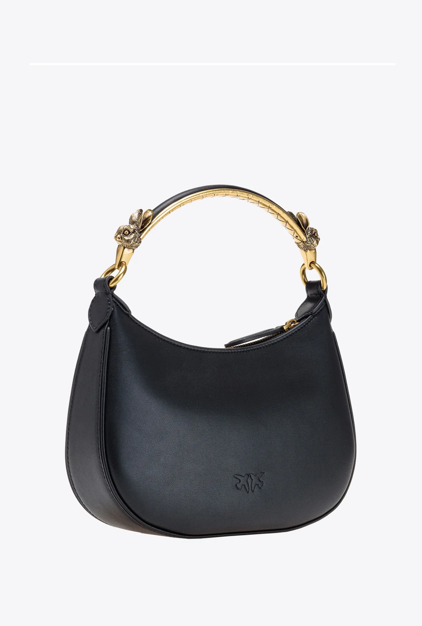 Sacs À Main|PINKO Mini Love Bag Half Moon Chinese New Year Noir-Vieil Or