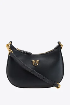 Sacs À Main|PINKO Mini Love Bag Half Moon Chinese New Year Noir-Vieil Or