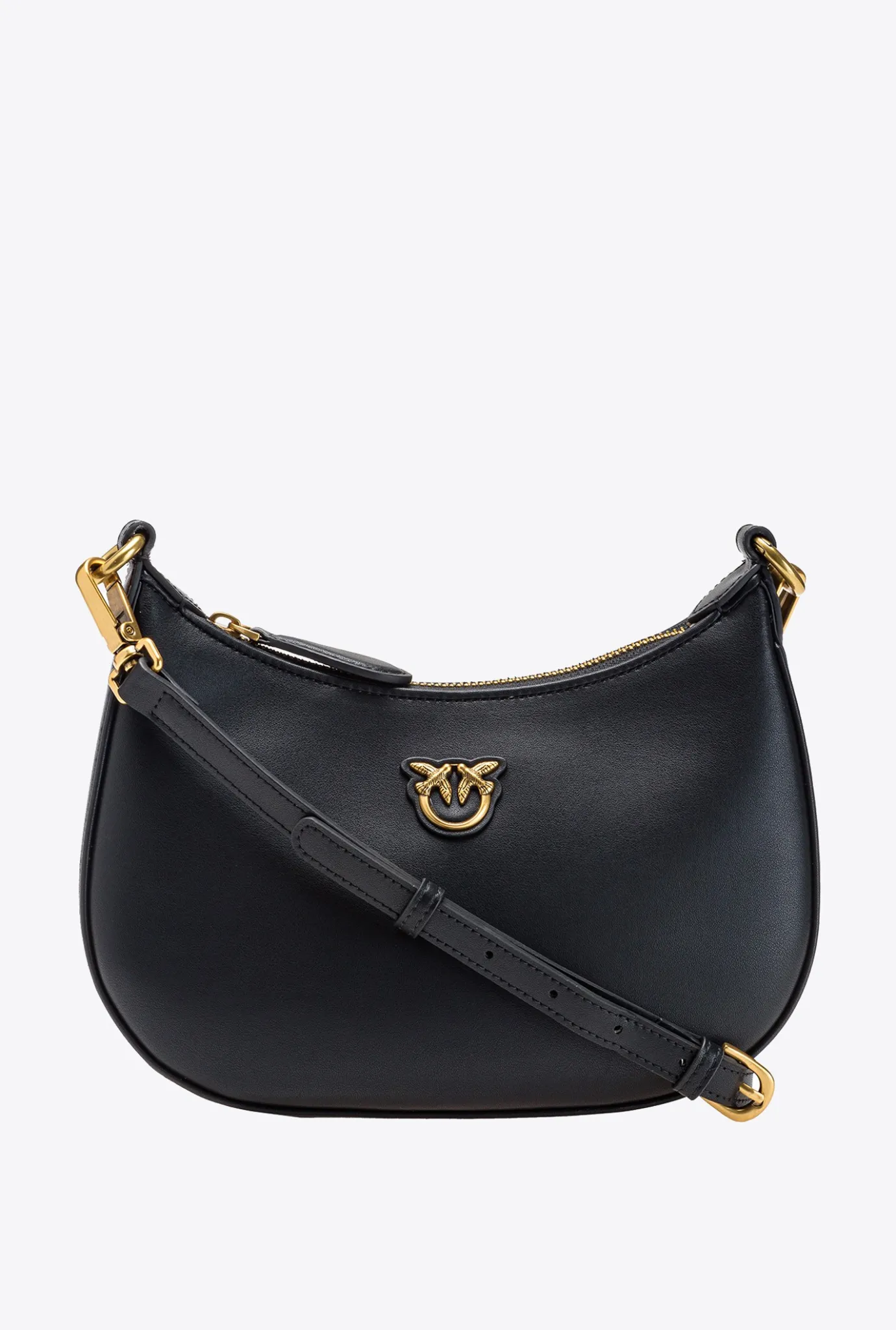 Sacs À Main|PINKO Mini Love Bag Half Moon Chinese New Year Noir-Vieil Or